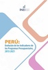 Perú: Evolución de los Indicadores de Programas Presupuestales, 2013-2021